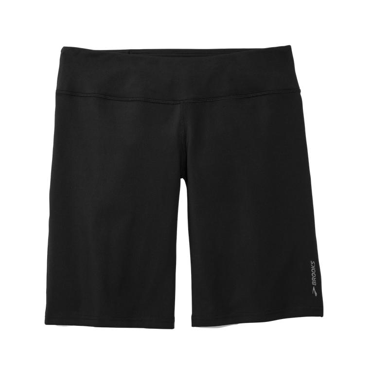 Brooks Women's VENTURE BERMUDA Running Shorts - Black - Canada (XESRK-8710)